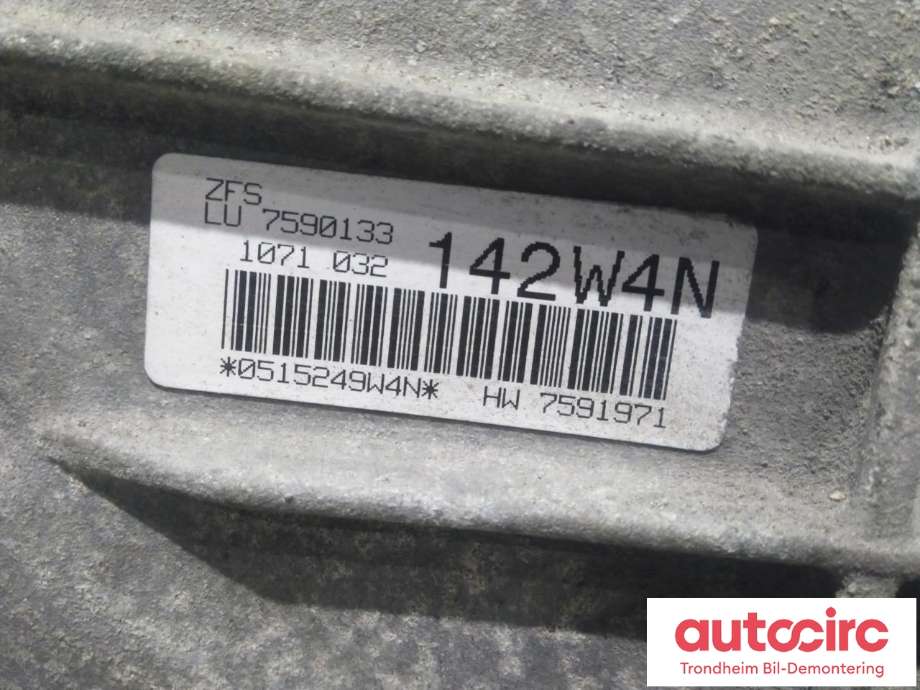 Girkasse automat til BMW 3-Serie 2005-2011 (E90/E91/E92/E93) (E90/E91/E92/E93) (ZF|7590133|1071301271|GA6HP-21)