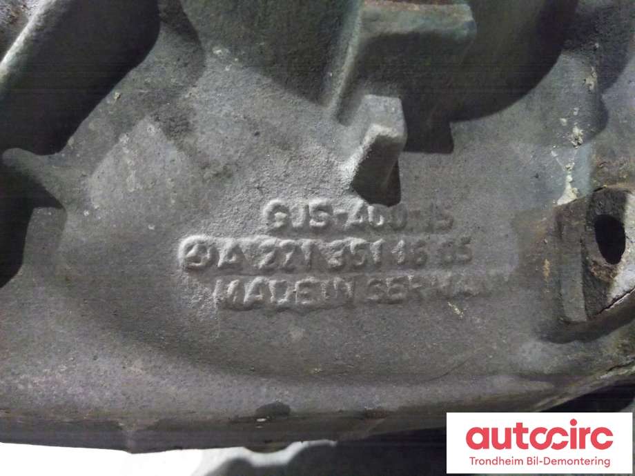 Kardang klokke bak til Mercedes S-Klasse, Coupe/Cab 2014-->> (C217) (C217) (ZF|A2223508800|A222350880080|)