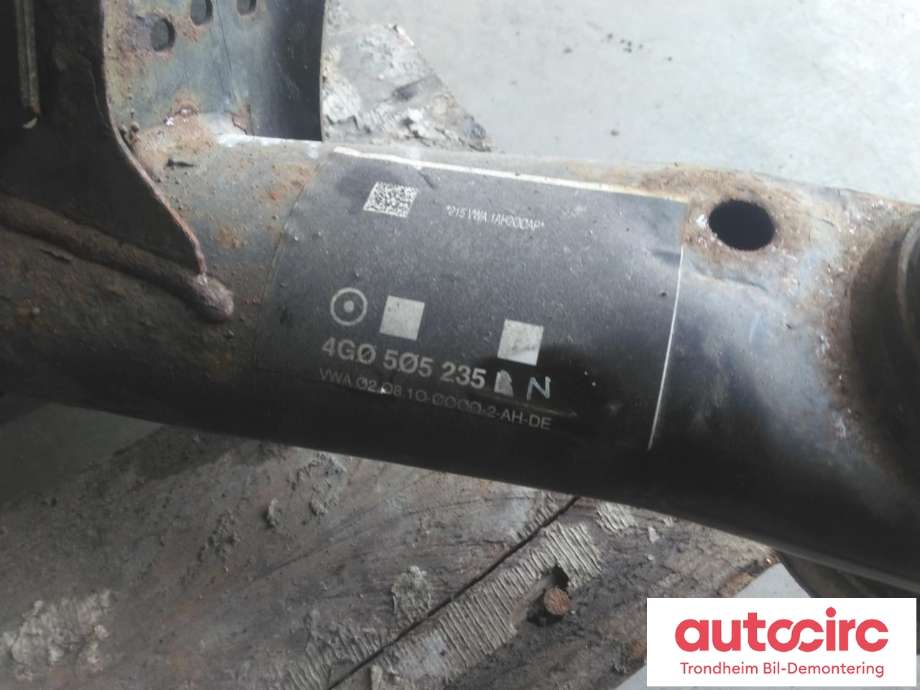 Travers bak til Audi A7 2010-2014 (Type I, Fase 1) (AUDI|4G0505235N|)