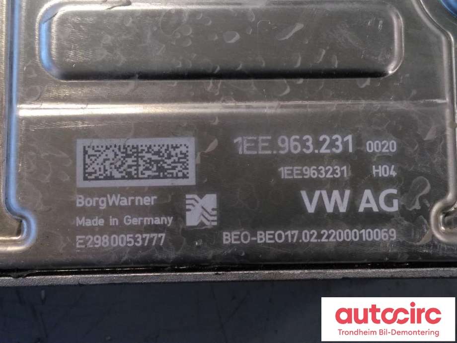 Varmeapparat PTC-heater til VW ID.5 2022-->>  (BORG WARNER|1EE963231|1EA963221F|E2980053777)