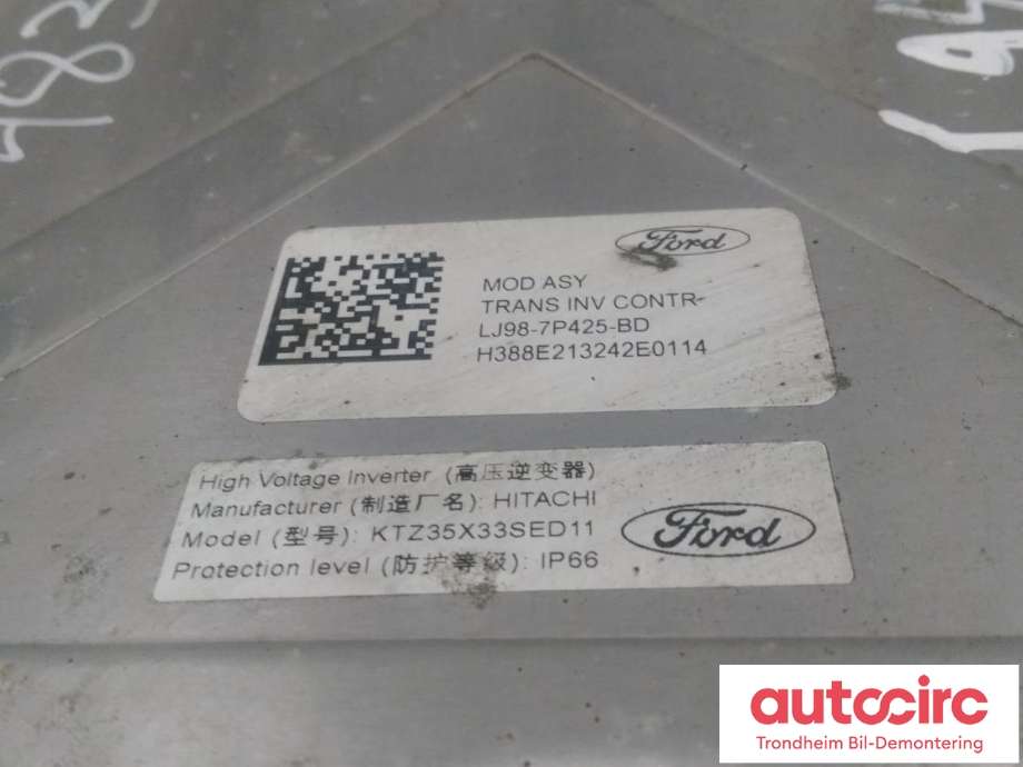 Inverter elbil til Ford Mustang Mach-e 2020-->>  (..|2694462|LJ98-7P425-BD|SVLJ98-7B012-BF)