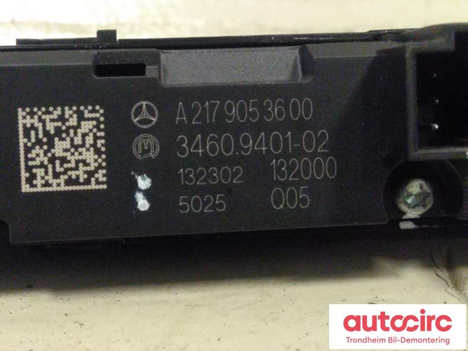 Bryter diverse til Mercedes S-Klasse, Coupe/Cab 2014-->> (C217) (C217) (MOBIS|A2179053600|)