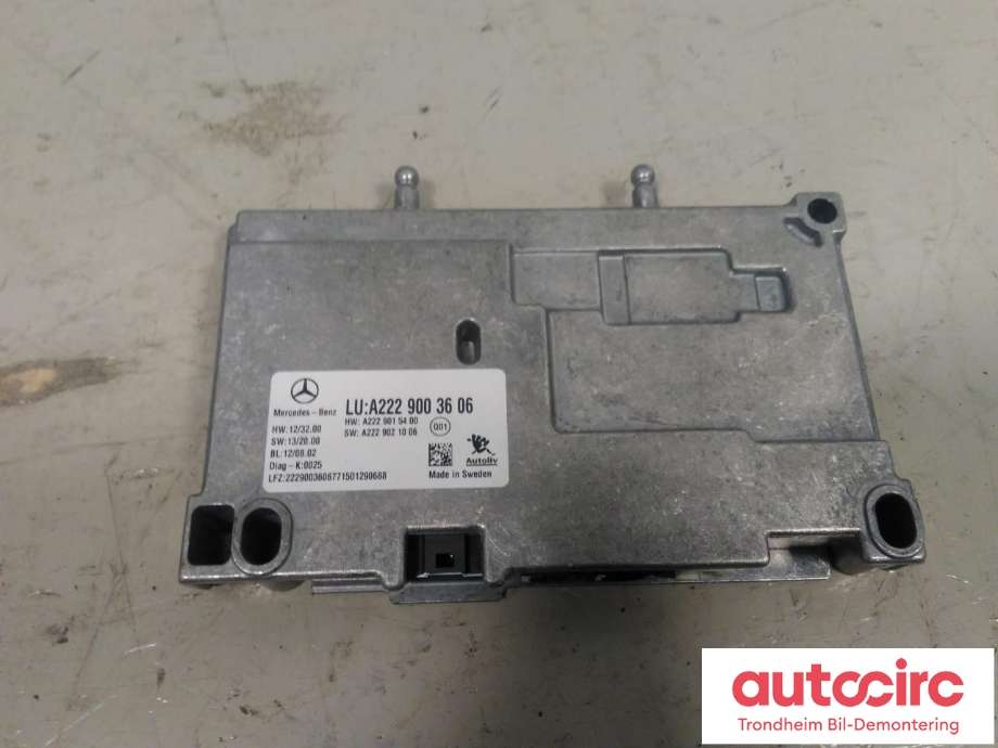 Styreenhet (SAM - Signal Acquisition Module) til Mercedes S-Klasse, Coupe/Cab, 2014-->> (C217) (C217) (HELLA|A2229009308)