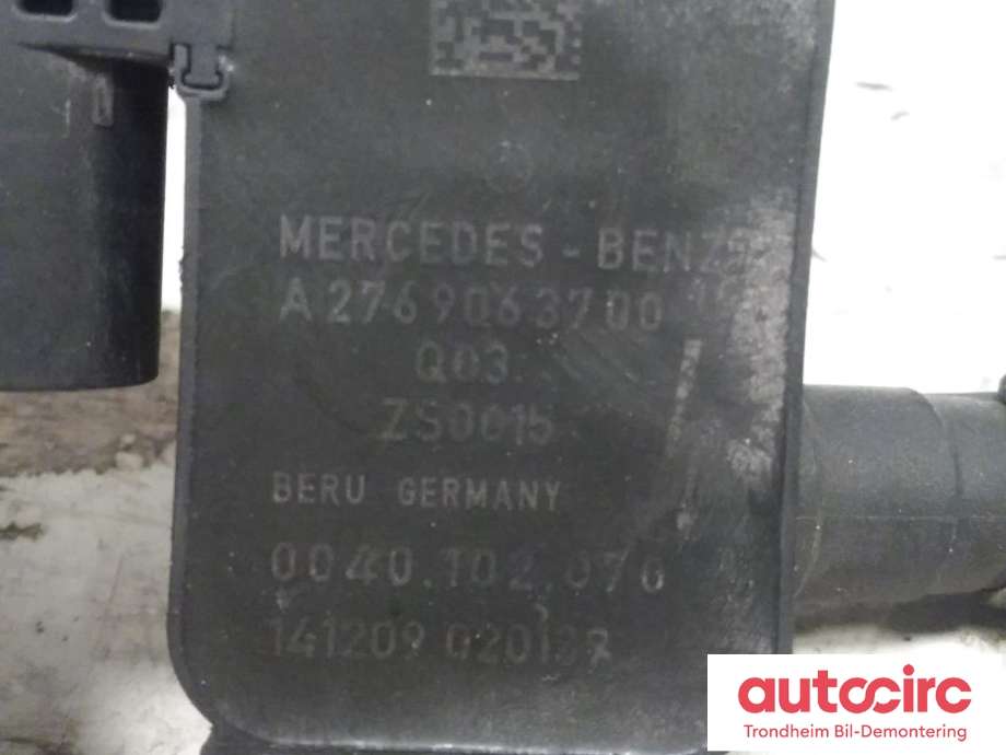 Coil elektronisk til Mercedes S-Klasse, Coupe/Cab 2014-->> (C217) (C217) (BERU|A2769060501|A2769060260|A2769061001|A2769063700|ZS0015|0221604034|0040102093|0040102070)