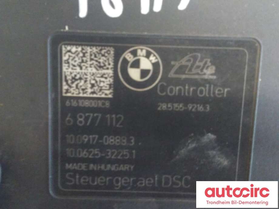 ABS sentral til BMW 2-Serie, Active/Gran Tourer 2014-->> (F45/F46) (F45/F46) (ATE|6877111|34515A272A4|34515A374B5| 6877112)