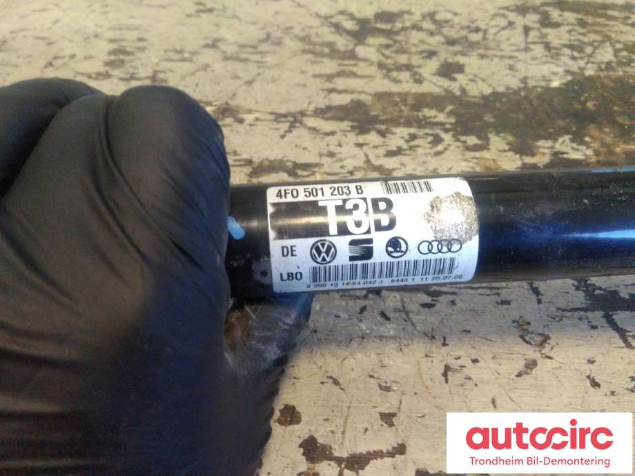 Drivaksel venstre bak, diesel/automat til Audi A6, Allroad 2006-2008 (Type II, Fase 1) (C6) (C6) (..|4F0 501 203 B|4F0501203B|)