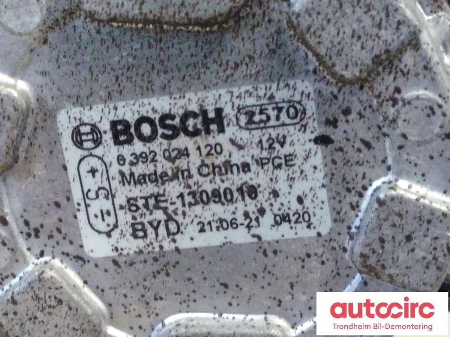 Vannpumpe elektrisk til BYD Tang 2020-->>  (BOSCH|STE-1309010|0392024120|)