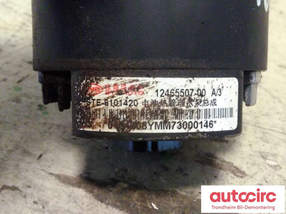 Vannpumpe elektrisk til BYD Tang 2020-->>  (..|STE-8101420|12465507-00|)