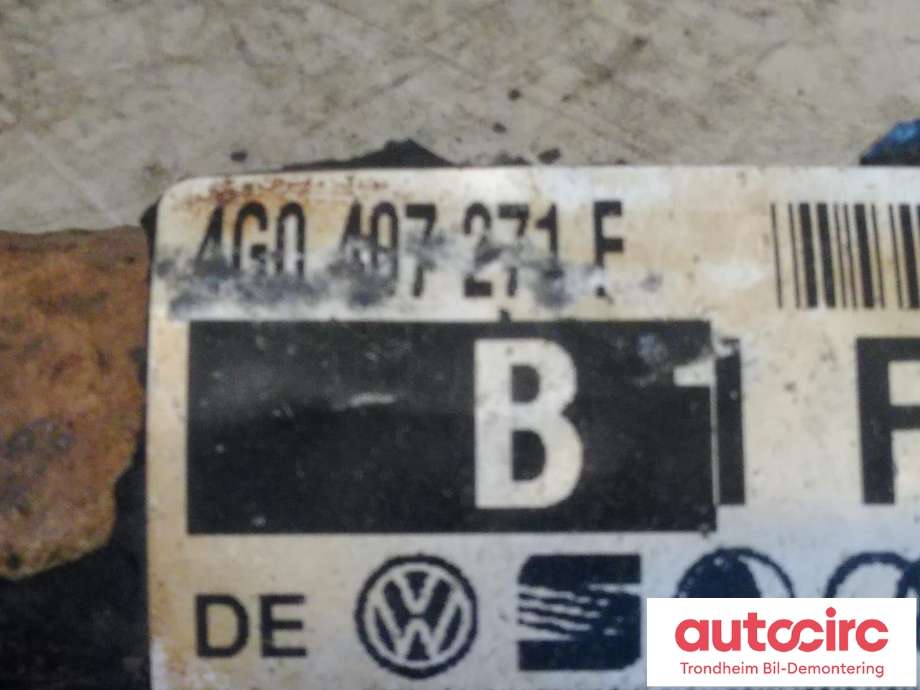 Drivaksel høyre foran, diesel/automat til Audi A6 2011-2014 (Type IV, Fase 1) (C7) (C7) (..|4G0407271F|)