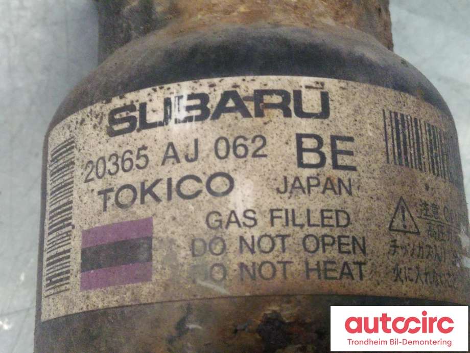 Fjærbein høyre bak til Subaru Outback 2009-2014 (Type IV)  (TOKICO|20365AJ062|)