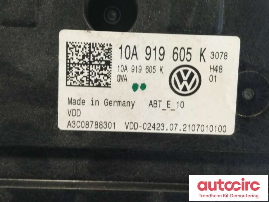 Bilstereo navigasjon skjerm til VW ID.4 2020-->> (..|10A919605K|10A 919 605 K|)