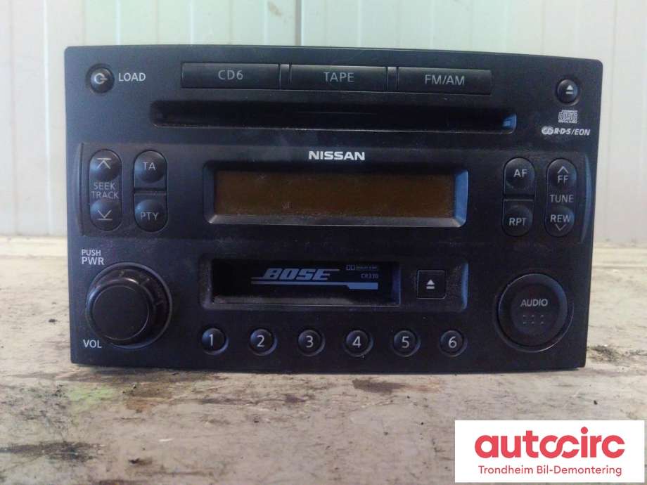 Bilstereo til Nissan 350 Z, 2002-2009 (BOSE|28188-CD700)