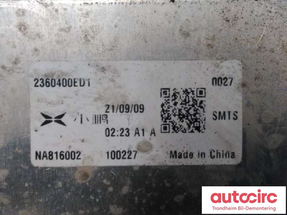 Aircondition diverse til XPeng P7 2021-->> (..|2360400ED1|)