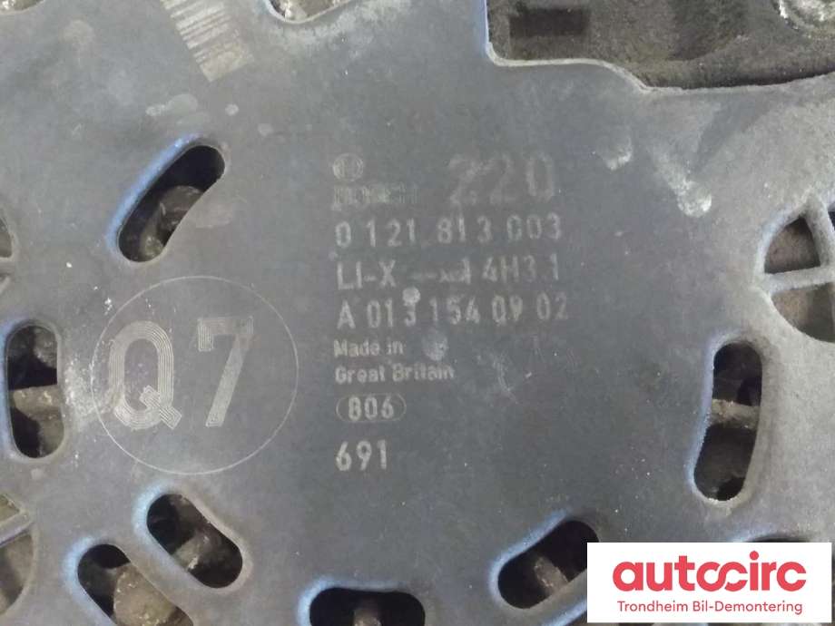 Dynamo diesel til Mercedes GL 2006-2012 (X164) (X164) (BOSCH|A0131540902|0121813003|)
