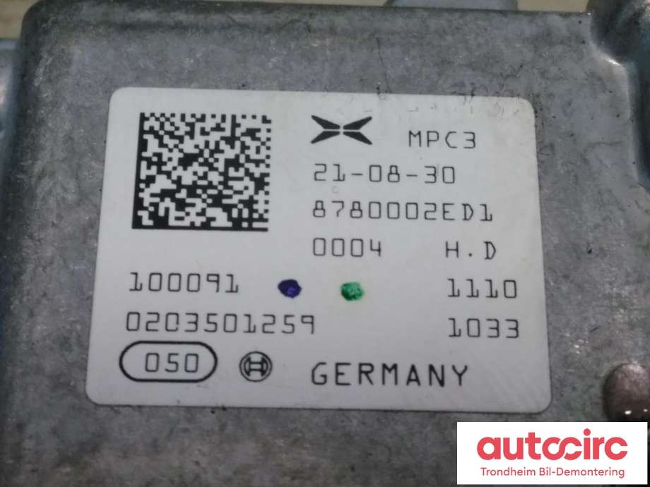 Parkeringskamera foran til XPeng P7 2021-->>  (BOSCH|8780002ED1|0203501259|)