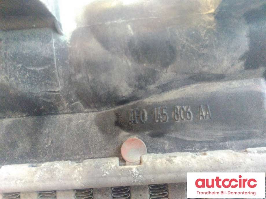Intercooler til Audi A6 2008-2011 (Type III, Fase 2) (C6) (C6) (..|4F0145806AA|4F0 145 806 AA|)