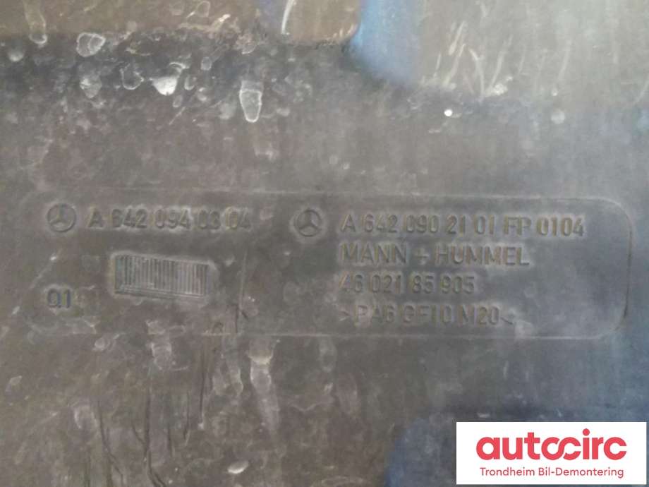 Luftfilterboks til Mercedes GL 2006-2012 (X164) (X164) (..|A6420940304|A6420902101|A6420900901)
