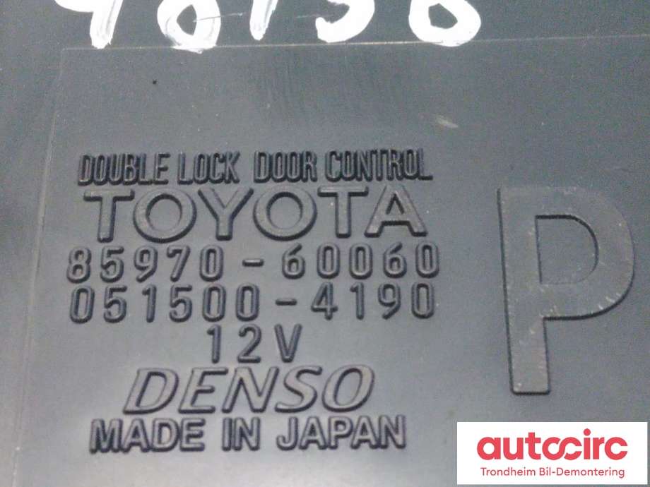 Rele diverse til Toyota Land Cruiser 150 2010-2013 (Fase 1)  (..|85970-60060|8597060060|)