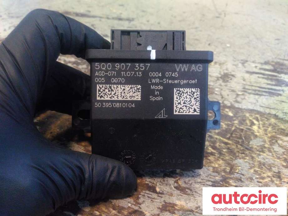 Styreenhet diverse til Audi A3 2012-2016 (Type III, Fase 1)  (AL|5Q0907357|5Q0 907 357|)