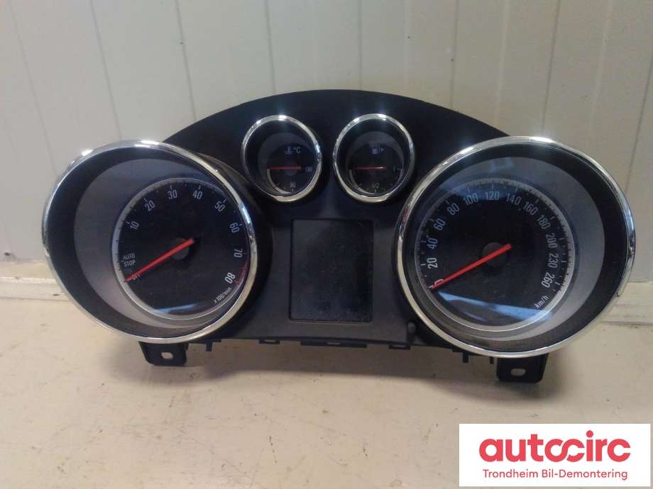 Instrumentpanel til Opel Astra J, 2010-2015  (GM|134133802)