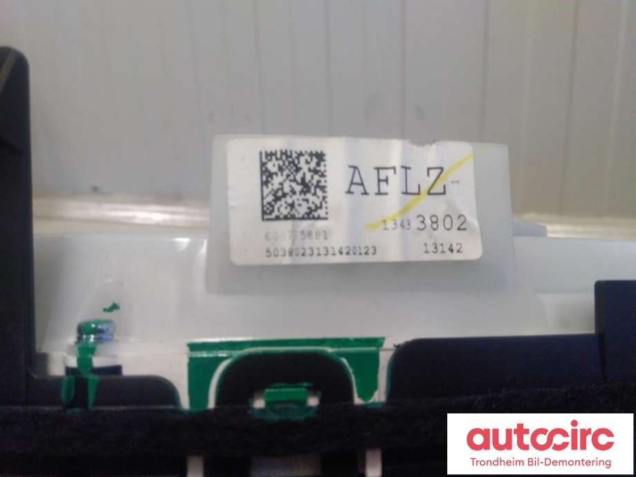 Instrumentpanel til Opel Astra J 2010-2015 (GM|134133802|13414071|600775881)