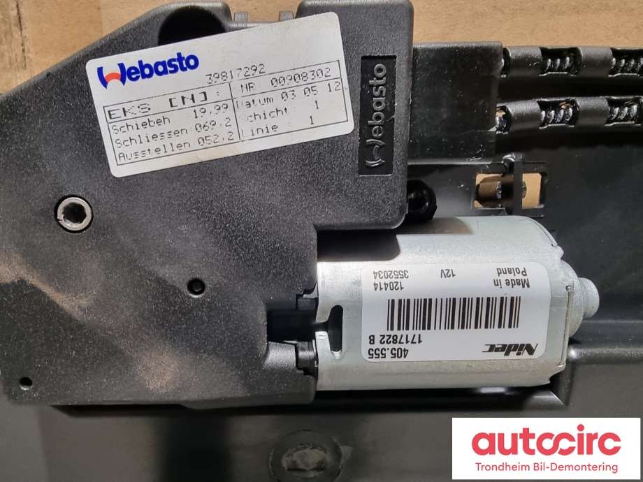 Takluke til Volvo XC70 2008-2013 (Type II, Fase 1)  (WEBASTO/VOLVO|31299226|39899457|31218069)