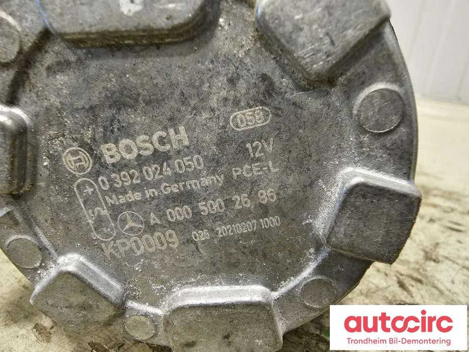 Vannpumpe elektrisk til Mercedes EQA 2021-->>  (BOSCH|A0005002686|0392024050|)