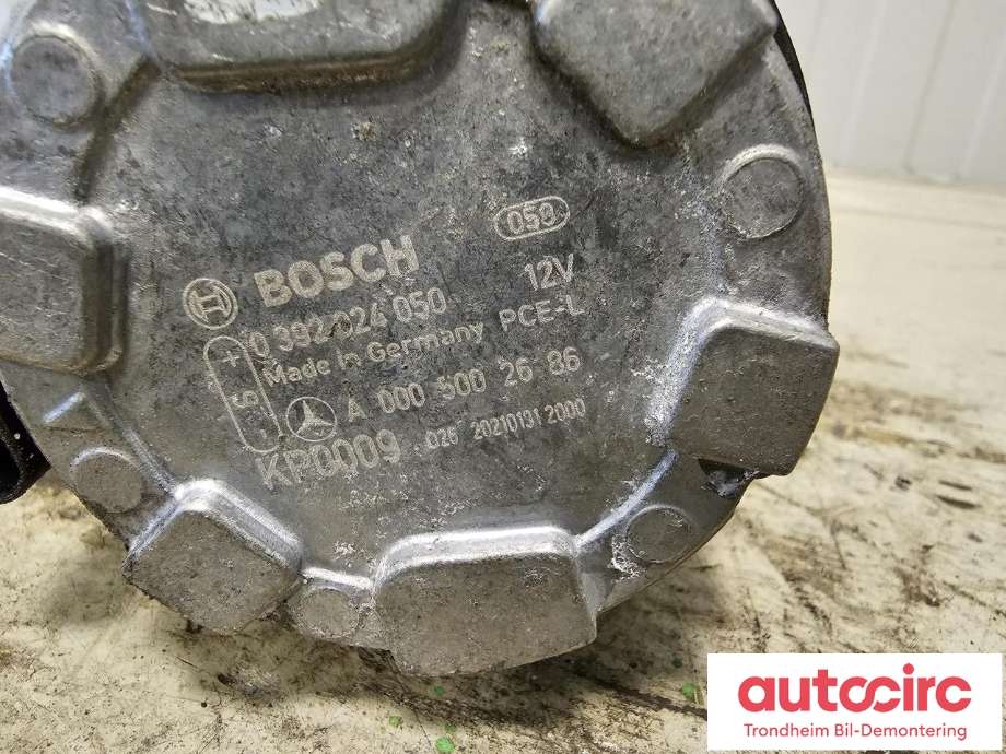 Vannpumpe elektrisk til Mercedes EQA 2021-->>  (BOSCH|A0005002686|0392024050|)