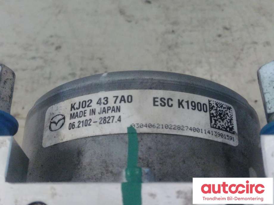 ABS sentral til Mazda CX-5 2012-2017 (Type I) (ATE|KJ02-43-7A0|KJY2-43-7A0|06.2109-6932.3)