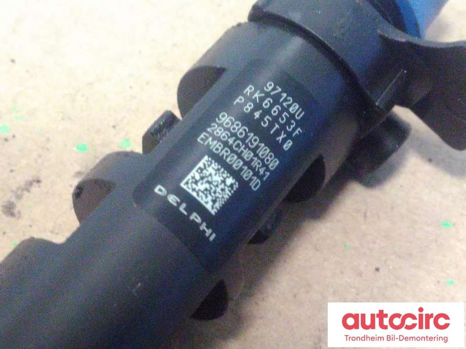 Dyse innsprøyting diesel til Toyota Proace 2013-2016 (Type I) (DELPHI|9686191080|SU001A0709|)