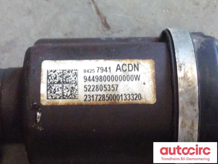 Drivaksel høyre foran, diesel/automat til Opel Insignia B 2017-->>  (..|84257941|84138318|95530302)