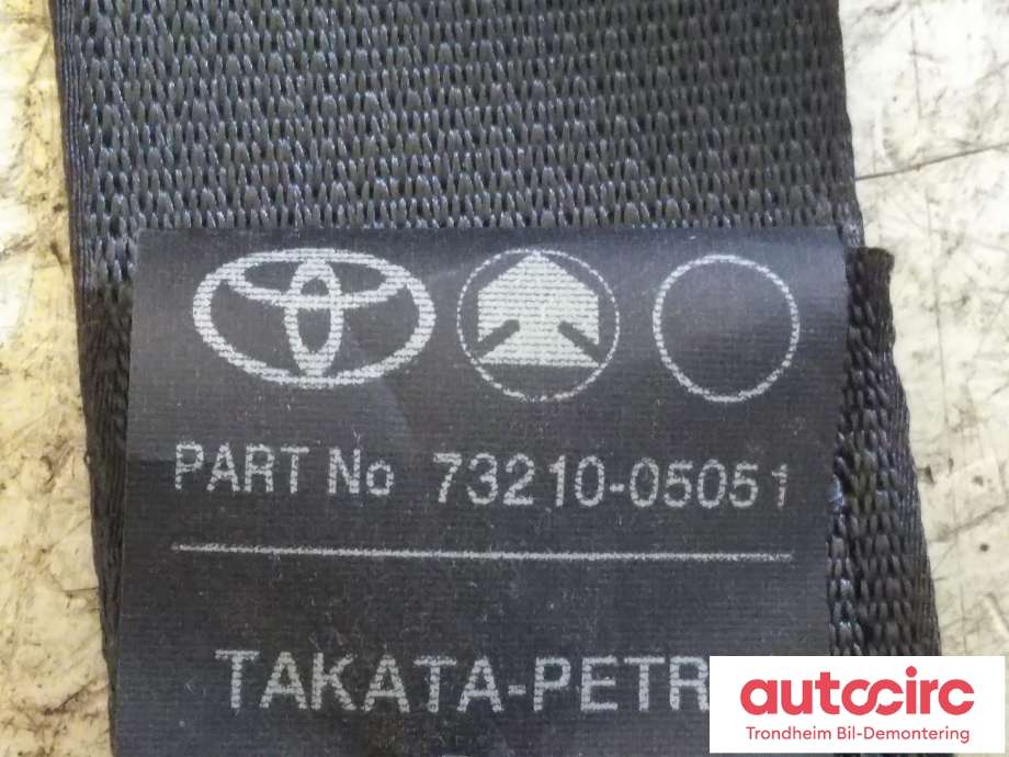 Sikkerhetsbelte foran høyre til Toyota Avensis 2003-2008 (Type II)  (TAKATA|3710-05051|73210-05051-C0|7321005051C0)