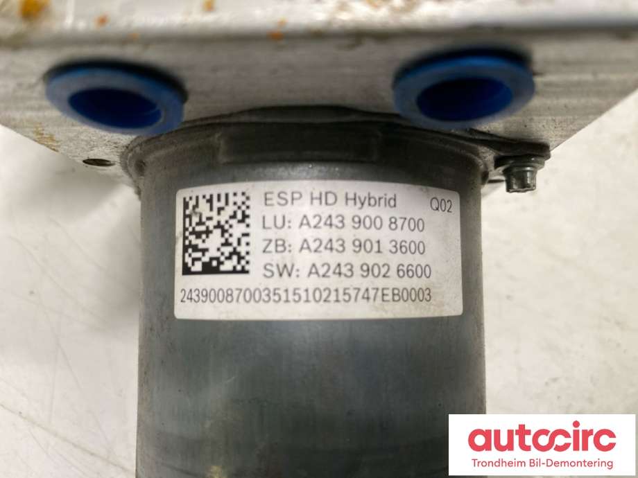 ABS sentral til Mercedes EQA 2021-->> (A2439008800|A2439008700|)