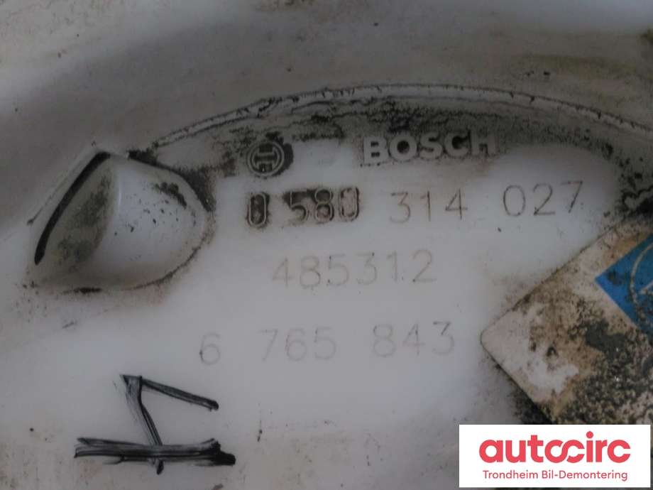 Bensinpumpe elektrisk til BMW 5-Serie 2003-2010 (E60/E61) (E60/E61) (BOSCH|6765779|16117373468|16117373470| 6765843| 0580314026| 0580314027)
