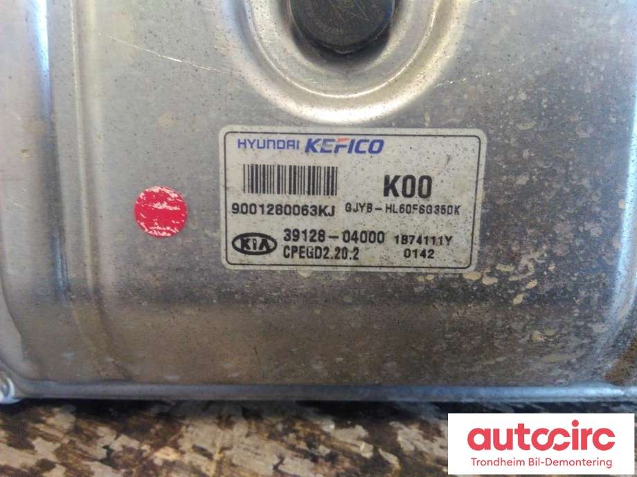 Styreenhet motor til Kia Rio 2011-2017 Type III  (HYUNDAI KEFICO|39128-04000|9001280063KJ|3912804000)