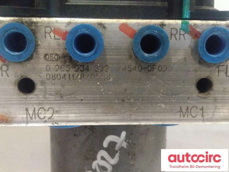 ABS sentral til Toyota Verso 2004-2009 (Type II) (..|44540-0F020|44050-0F030|0265234222| 0265950412)