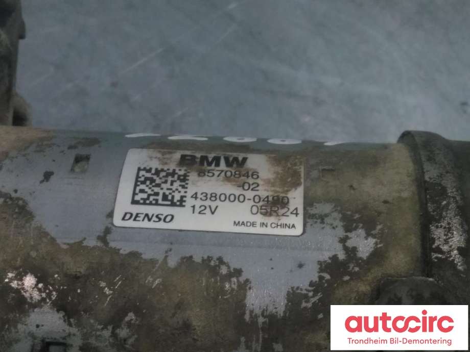 Starter diesel til BMW 5-Serie 2010-2017 (F10/F11) (F10/F11) (DENSO|8570846|12418570846|438000-0490)