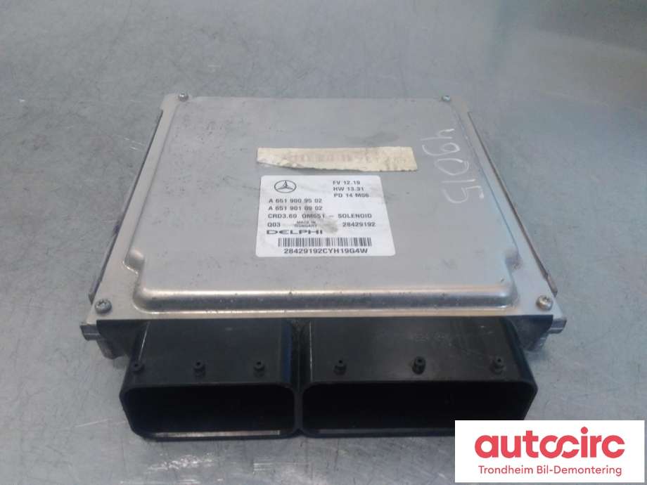 Styreenhet motor til Mercedes GLA 2014-2020 (X156) (X156) (DELPHI|A6519009502|A6519009602|)