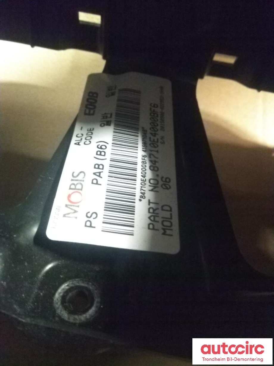 Dashbord til Kia Soul 2014-2019 (Type II)  (KIA|84710E4000BF6|84530B2000|)