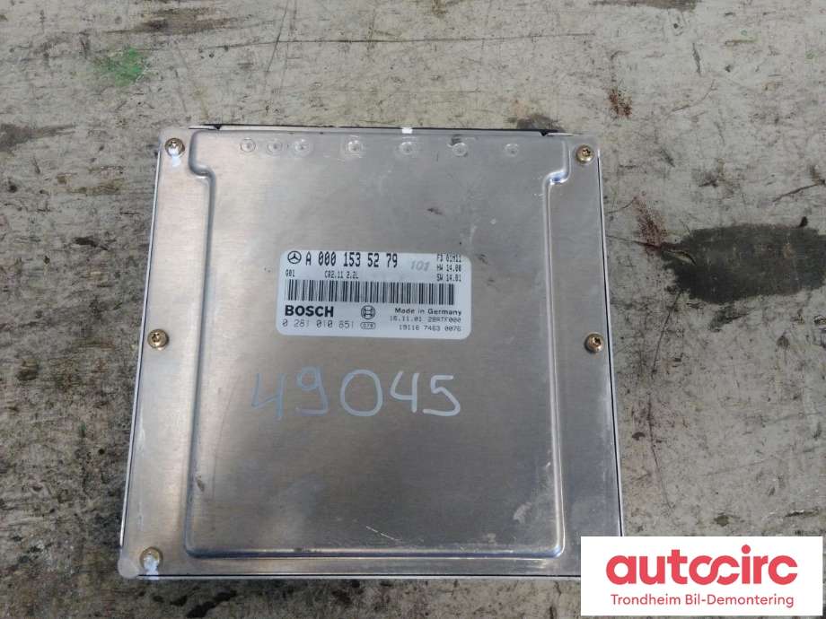 Styreenhet motor til Mercedes C-Klasse 2000-2004 (Fase 1) (W203) (W203) (BOSCH|A0001535279|0281010851|)