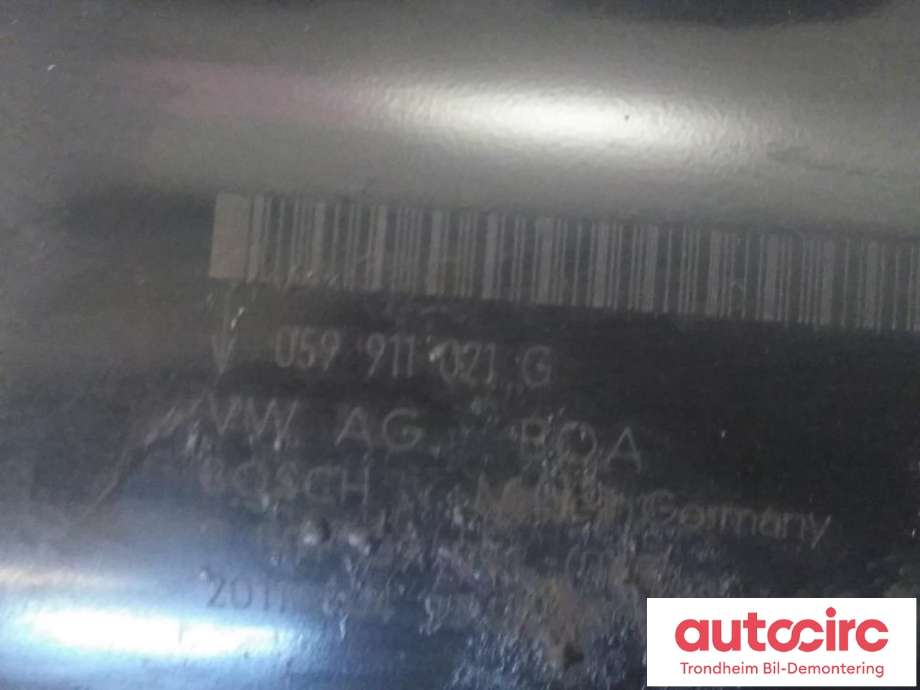 Starter diesel til Audi A7 2010-2014 (Type I, Fase 1)  (BOSCH|059911021G|059911021K|0001139041)