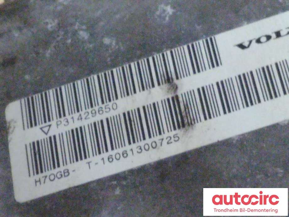 Rattaksel til Volvo XC60 2014-2017 (Type I, Fase 2) (..|31429650|31387679|31429662)