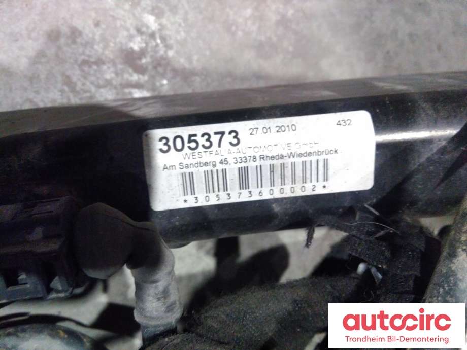 Hengerfeste til Audi A6 2008-2011 (Type III, Fase 2) (C6) (C6) (VAG|4F0800491H|)