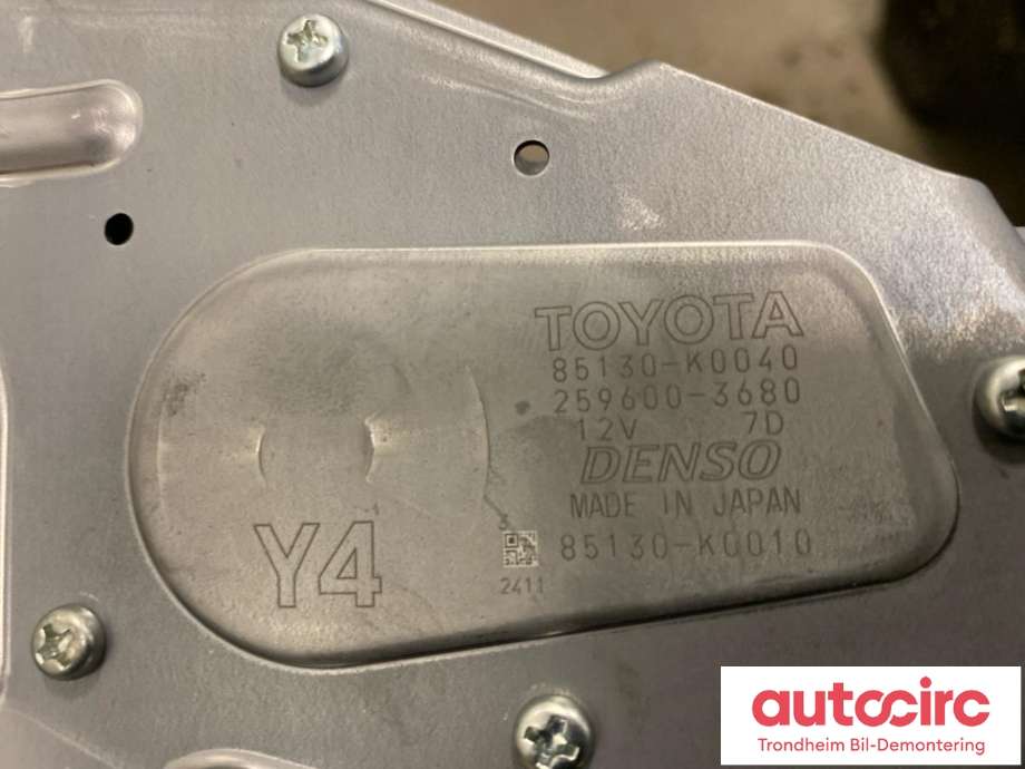 Viskermotor bakrute til Toyota Yaris 2020-->> (Type IV)  (DENSO|85130K0010|85130K0040|2596003680)