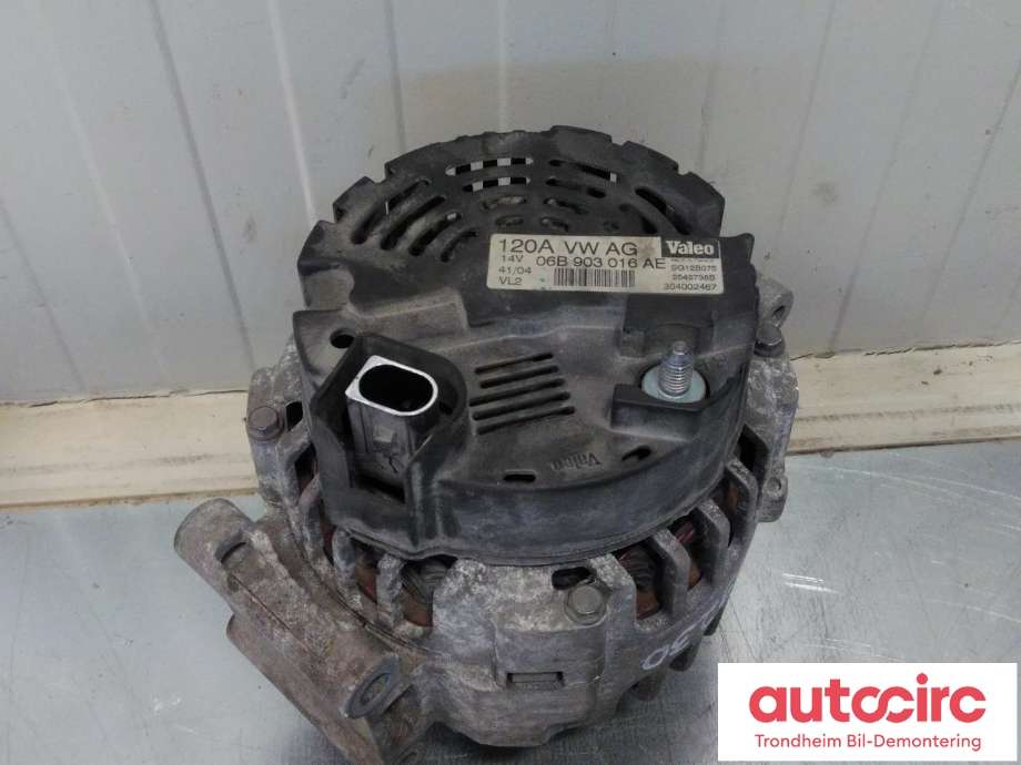 Dynamo til Audi A4 2004-2008 (Type III) (B7) (B7) (VALEO|06B903016AE|06B903019BX|2542738C)