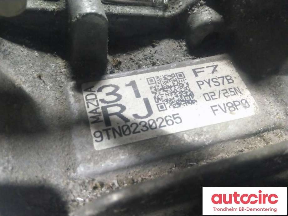 Girkasse 4WD hovedkasse til Mazda CX-5 2017-->> (Type II)  (MAZDA|PYS7B|)