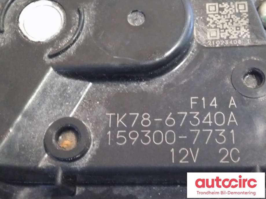 Viskermotor frontrute til Mazda CX-5 2017-->> (Type II)  (DENSO|TK78-67340A|TK7867340A|)