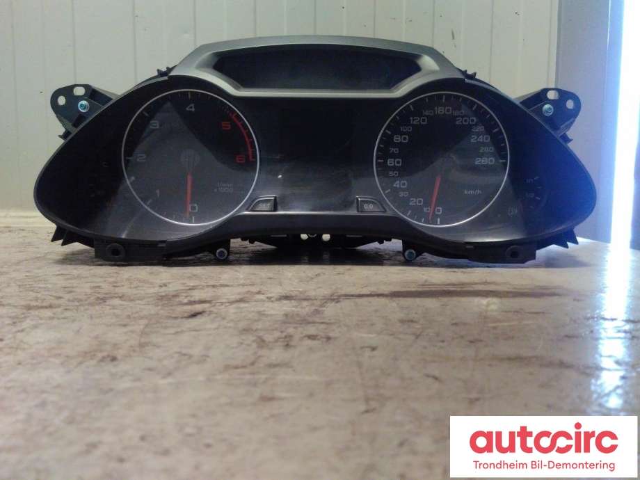 Instrumentpanel til Audi A4, 2007-2014 (Type IV) (B8) (B8) (MAGNETI MARELLI|8K0920930C)