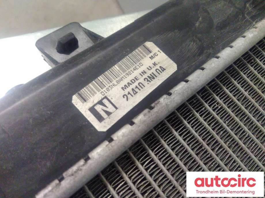 Radiator (automat gir) til Nissan Leaf 2011-2017 (Type I)  (..|214103NL0A|214103NL1A|)