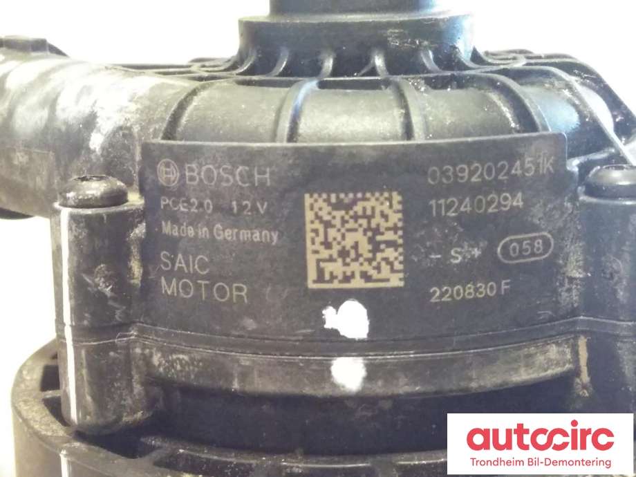 Vannpumpe elektrisk til MG MG4 2022-->>  (BOSCH|11240294|039202451|)